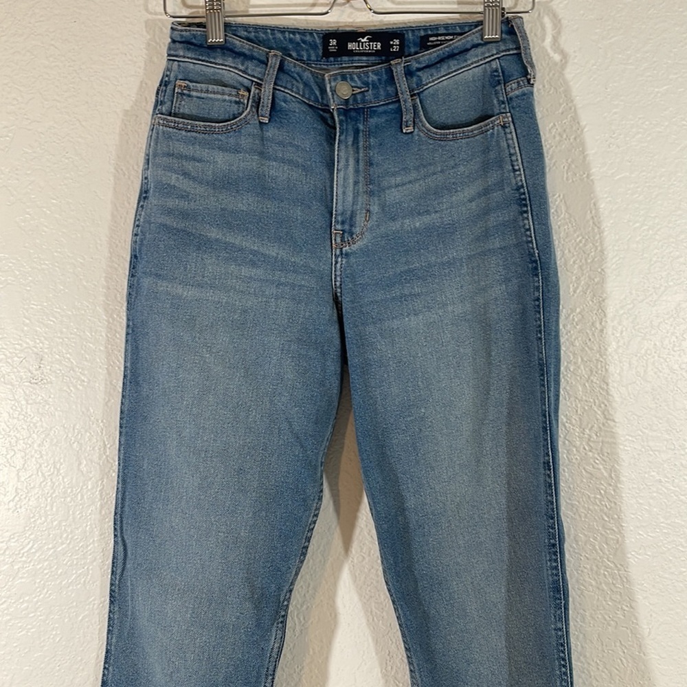 HOLLISTER High-Rise Mom Denim Jean Vintage Stretch Size 3R - Picture 3 of 11